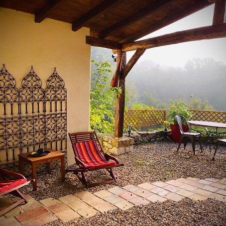 Gîte la canopée à Duras - Piscine Exterior foto